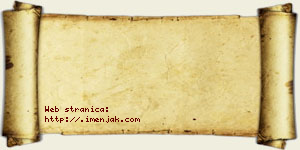 Janko Veselinović vizit kartica